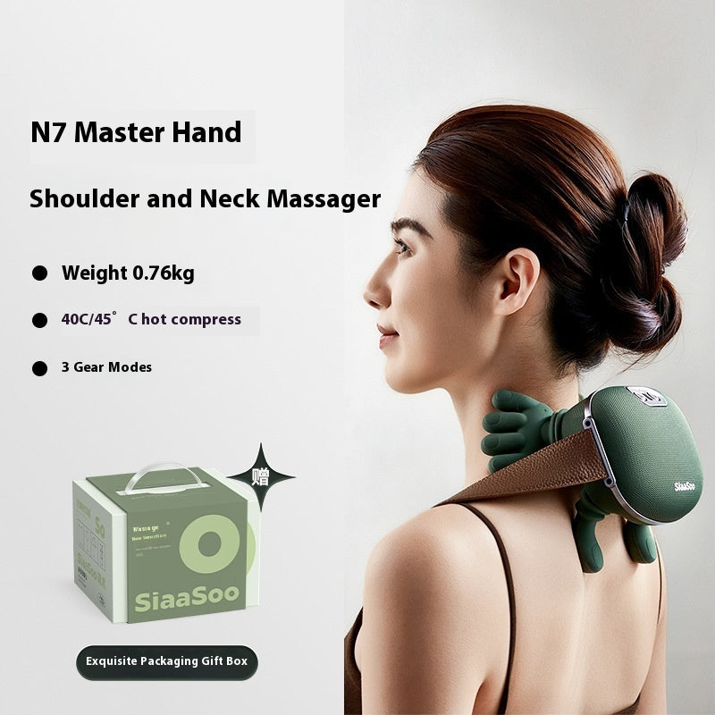 Handheld Shoulder & Neck Massager – Rechargeable Cervical Massager for Muscle Relief