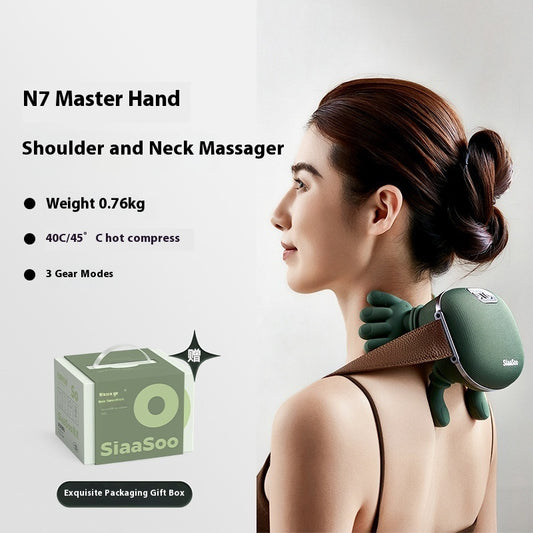 Handheld Shoulder & Neck Massager – Rechargeable Cervical Massager for Muscle Relief
