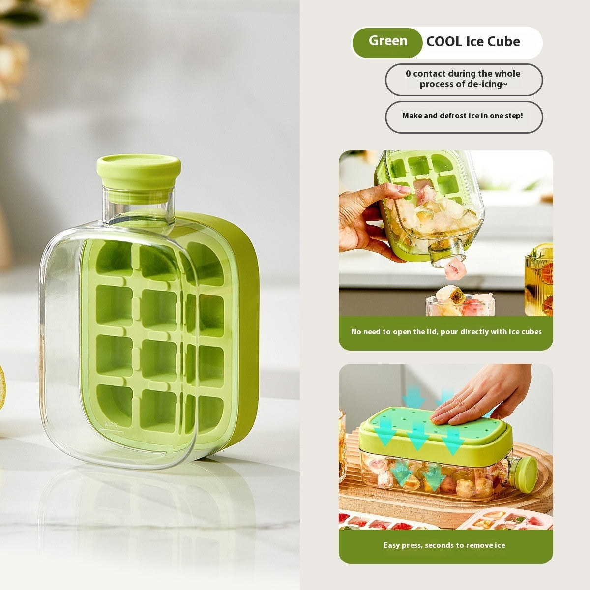 One-Click Cooling Cup – Instant Ice Maker Bottle with Straw (Portable & Stylish)