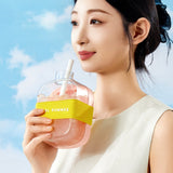 One-Click Cooling Cup – Instant Ice Maker Bottle with Straw (Portable & Stylish)