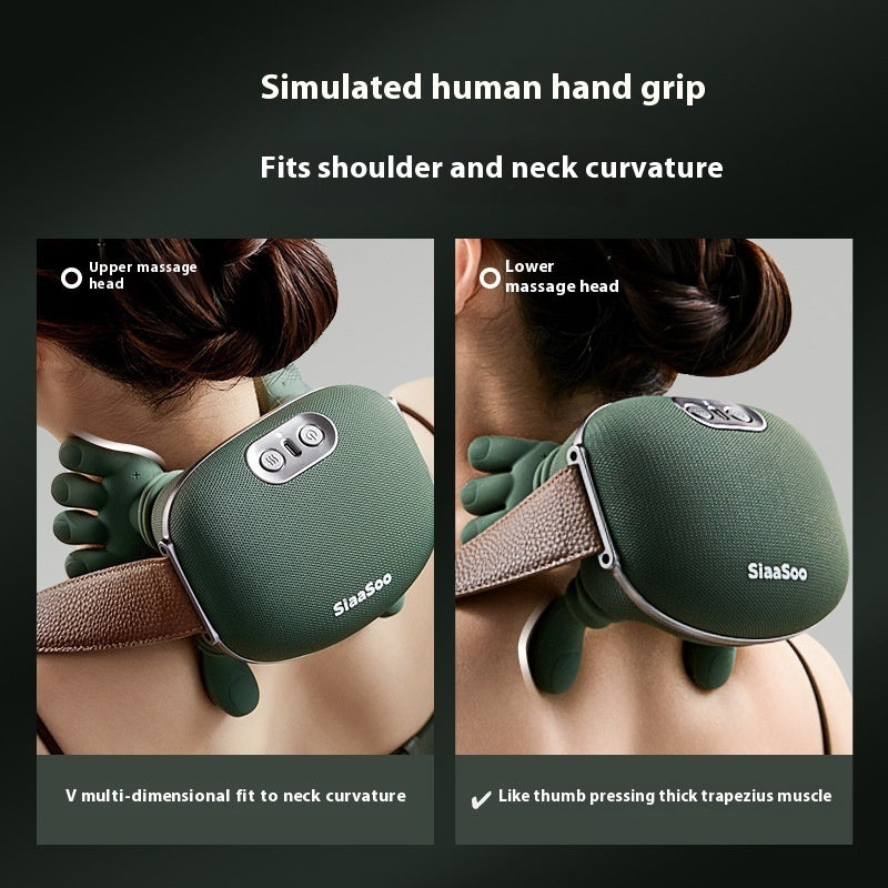 Handheld Shoulder & Neck Massager – Rechargeable Cervical Massager for Muscle Relief