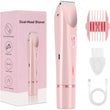 2-in-1 Women’s Electric Hair Remover – Double Head Shaver for Bikini, Body & Underarms (Wet & Dry)