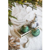 D3.9 Glass Christmas Ball Ornaments – Set of 6 Modern Decorative Tree Baubles