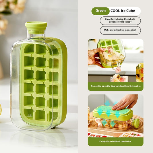 One-Click Cooling Cup – Instant Ice Maker Bottle with Straw (Portable & Stylish)