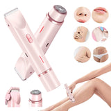2-in-1 Women’s Electric Hair Remover – Double Head Shaver for Bikini, Body & Underarms (Wet & Dry)
