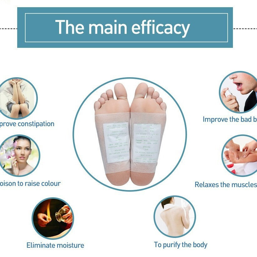 Natural Detox Foot Patch – Overnight Toxin Cleanse Pads